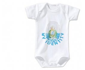 Body bébé Empreinte My Identity Saint Marin taille 3/6 mois manches Courtes