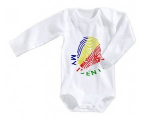 Body bébé Empreinte My Identity les Seychelles taille 3/6 mois manches Longues