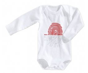 Body bébé Empreinte My Identity Singapour taille 3/6 mois manches Longues