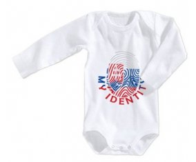 Body bébé Empreinte My Identity Slovaquie taille 3/6 mois manches Longues
