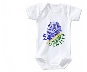 Body bébé Empreinte My Identity îles Salomon taille 3/6 mois manches Courtes