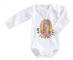 Body bébé Empreinte My Identity Sri Lanka Srilanka taille 3/6 mois manches Longues