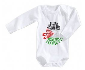 Body bébé Empreinte My Identity État de Palestine taille 3/6 mois manches Longues