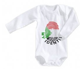 Body bébé Empreinte My Identity Soudan taille 3/6 mois manches Longues