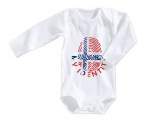 Body bébé Empreinte My Identity Svalbard et Jan Mayen taille 3/6 mois manches Longues
