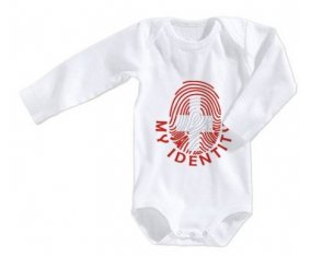 Body bébé Empreinte My Identity Suisse taille 3/6 mois manches Longues
