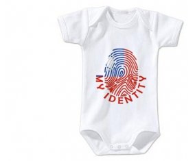 Body bébé Empreinte My Identity Taïwan taille 3/6 mois manches Courtes