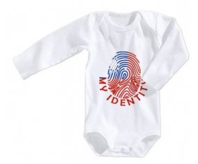 Body bébé Empreinte My Identity Taïwan taille 3/6 mois manches Longues