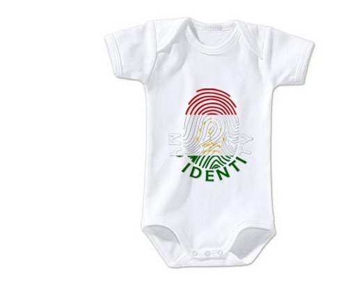 Body bébé Empreinte My Identity Tadjikistan taille 3/6 mois manches Courtes