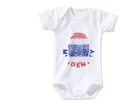 Body bébé Empreinte My Identity Thaïlande taille 3/6 mois manches Courtes