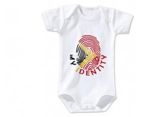 Body bébé Empreinte My Identity Timor Leste taille 3/6 mois manches Courtes