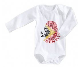 Body bébé Empreinte My Identity Timor Leste taille 3/6 mois manches Longues