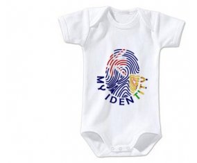 Body bébé Empreinte My Identity Îles Turques-et-Caïques taille 3/6 mois manches Courtes