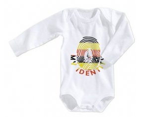 Body bébé Empreinte My Identity Ouganda taille 3/6 mois manches Longues