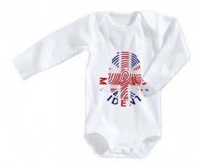 Body bébé Empreinte My Identity Royaume-Uni taille 3/6 mois manches Longues