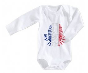 Body bébé Empreinte My Identity Wallis et Futuna taille 3/6 mois manches Longues