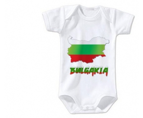 Body bébé Bulgaria maps taille 3/6 mois manches Courtes
