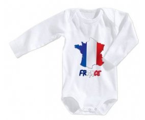 Body bébé France maps taille 3/6 mois manches Longues