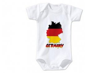 Body bébé Germany maps taille 3/6 mois manches Courtes