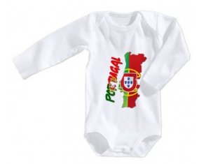 Body bébé Portugal maps taille 3/6 mois manches Longues