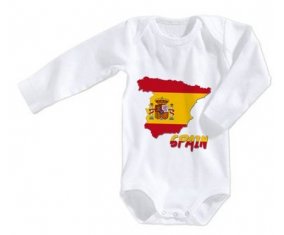 Body bébé Spain maps taille 3/6 mois manches Longues