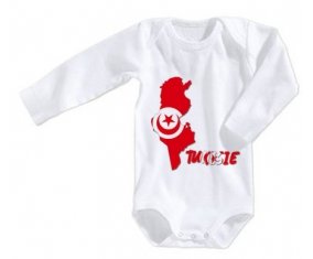 Body bébé Tunisie maps taille 3/6 mois manches Longues