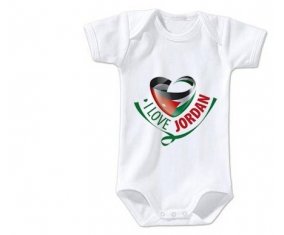Body bébé I Love Jordan taille 3/6 mois manches Courtes