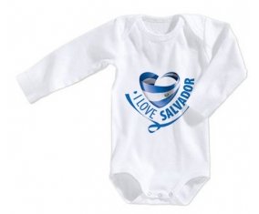 Body bébé I Love Salvador taille 3/6 mois manches Longues