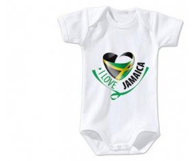Body bébé I Love Jamaica taille 3/6 mois manches Courtes