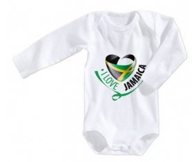 Body bébé I Love Jamaica taille 3/6 mois manches Longues