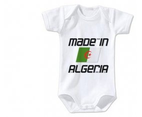 Body bébé Made in algeria design 1 taille 3/6 mois manches Courtes