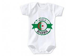 Body bébé Made in Algeria design 2 taille 3/6 mois manches Courtes