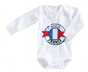 Body bébé Made in France design 1 taille 3/6 mois manches Longues