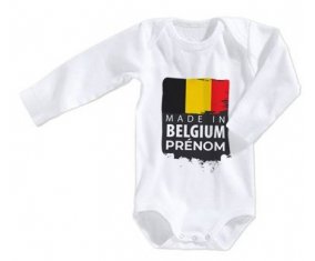 Body bébé Made in Belgium design 1 taille 3/6 mois manches Longues