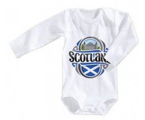 Body bébé Flag Scotland taille 3/6 mois manches Longues