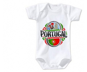 Body bébé Flag Portugal taille 3/6 mois manches Courtes