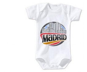 Body bébé Ville de Madrid taille 3/6 mois manches Courtes