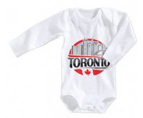 Body bébé Ville de Totonto taille 3/6 mois manches Longues