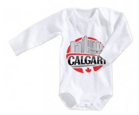 Body bébé Ville de Calgary taille 3/6 mois manches Longues