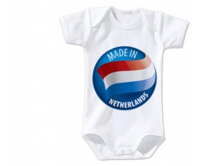Body bébé Made in NETHERLANDS taille 3/6 mois manches Courtes