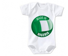 Body bébé Made in NIGERIA taille 3/6 mois manches Courtes