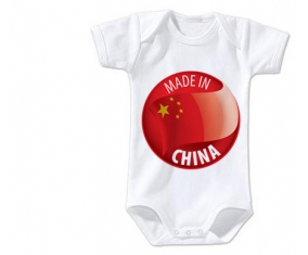 Body bébé Made in CHINA taille 3/6 mois manches Courtes