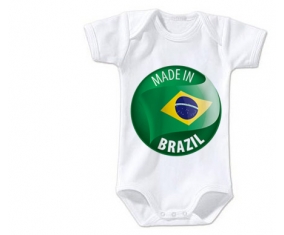 Body bébé Made in BRAZIL taille 3/6 mois manches Courtes