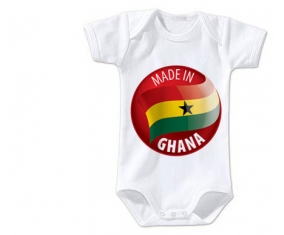 Body bébé Made in GHANA taille 3/6 mois manches Courtes