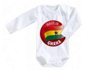 Body bébé Made in GHANA taille 3/6 mois manches Longues