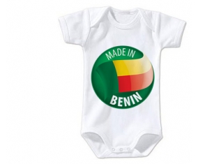 Body bébé Made in BENIN taille 3/6 mois manches Courtes