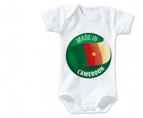 Body bébé Made in CAMEROON taille 3/6 mois manches Courtes