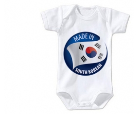 Body bébé Made in SOUTH KOREAN taille 3/6 mois manches Courtes