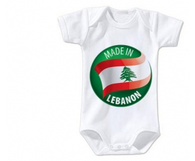 Body bébé Made in LEBANON taille 3/6 mois manches Courtes