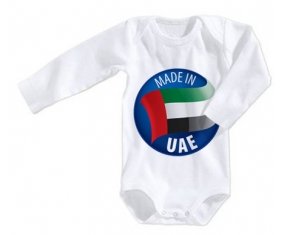 Body bébé Made in UAE taille 3/6 mois manches Longues